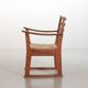 Rare fauteuil brutaliste en chêne Bas van Pelt avec assise en jonc tressé pour ma maison