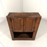 Small antique rustic wardrobe, circa 1880