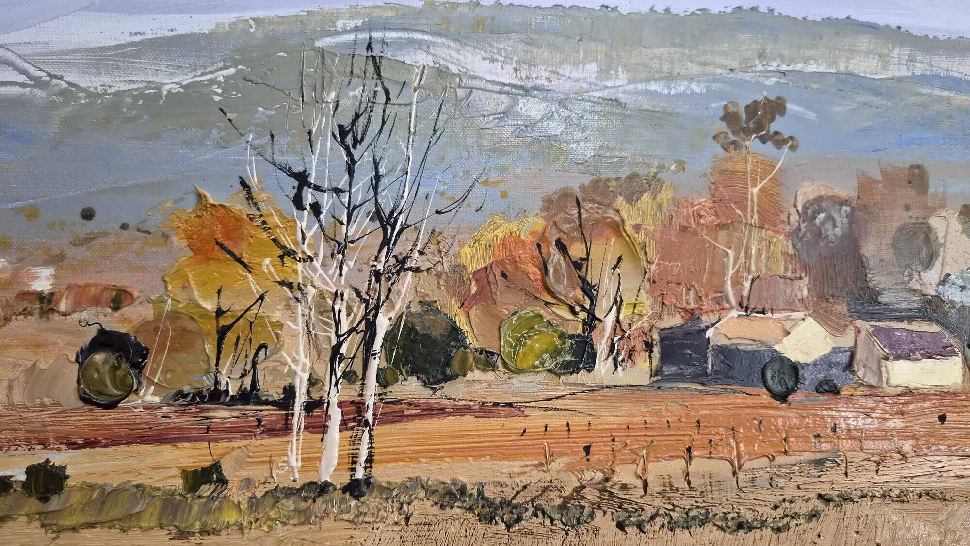 Table m. jouenne - "the white trees"