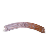 Corniche fronton en merisier vers 1800