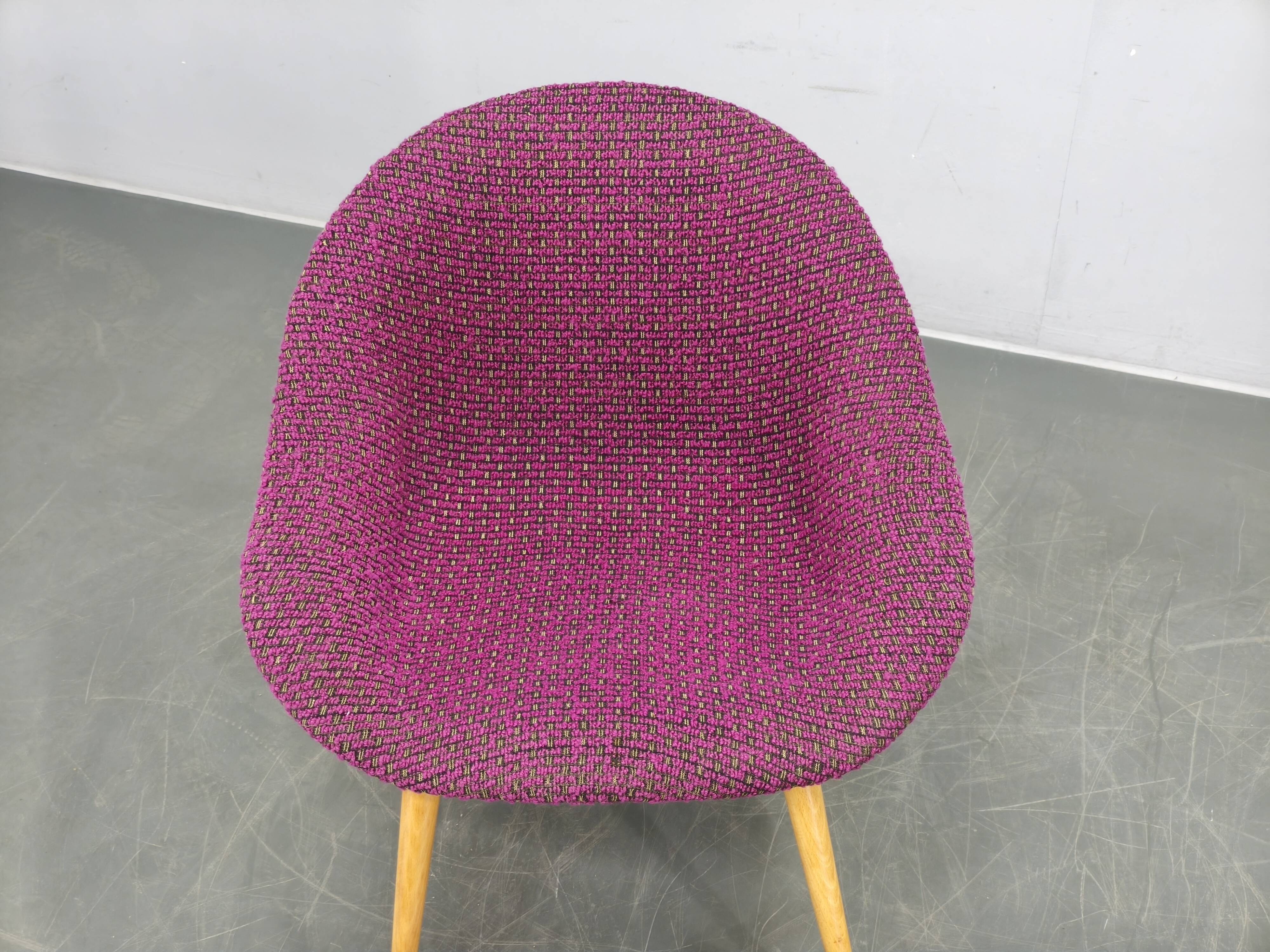 Miroslav Navratil Shell Lounge Chair, Czechoslovakia 1960s