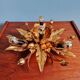 Italian ceiling light in gold-tone metal, 1970s