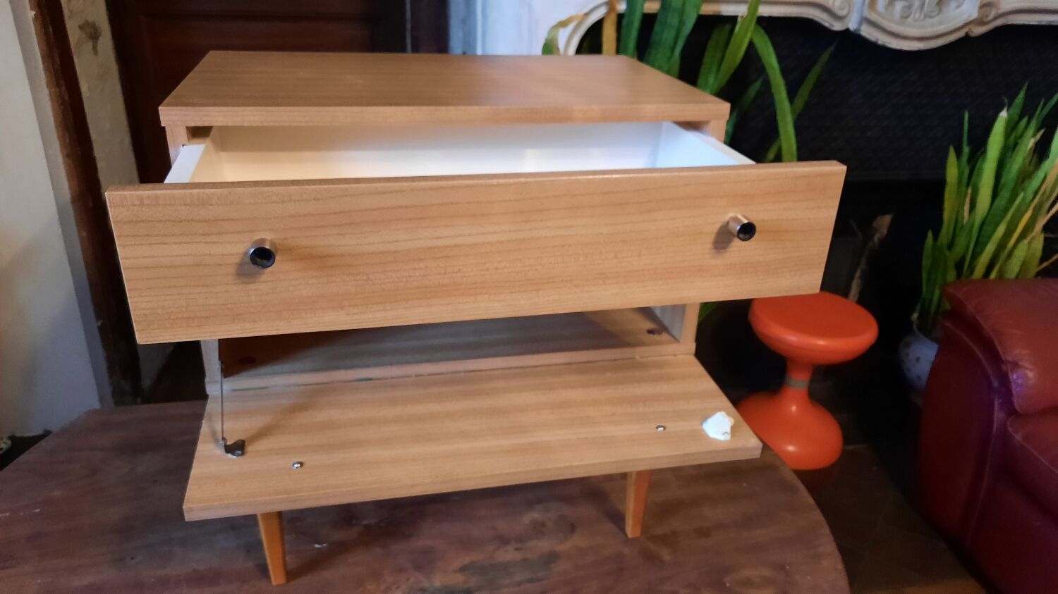 Vintage bedside table