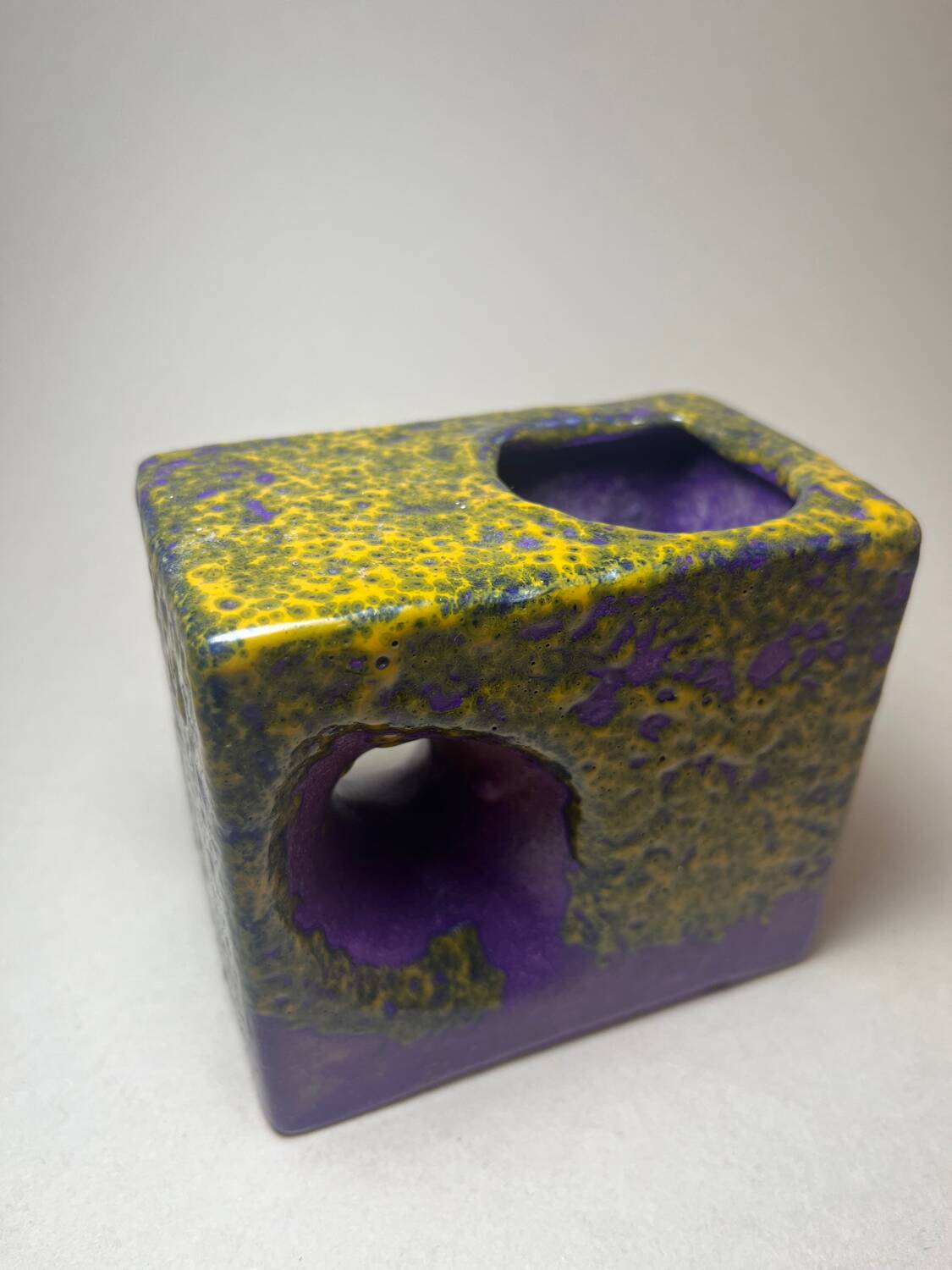 Vintage cubic vase