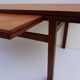 Table basse extensible teck rétro années 1960