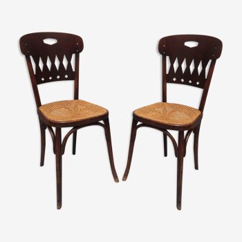 Pair of bistro chairs