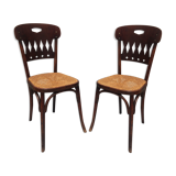 Pair of bistro chairs
