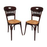 Pair of bistro chairs