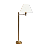 Articulated brass floor lamp