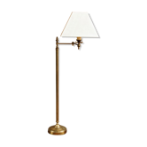 Articulated brass floor lamp