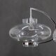 1970s Italian Chrome Plated and Glass Chandelier