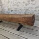 Brutalist oak bench