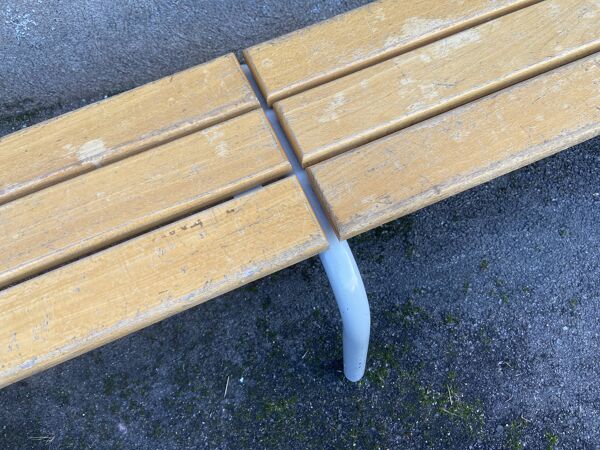 Banc d'école enfant industriel mullca 1960s