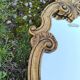 Vintage Louis XV style gilded mirror