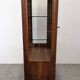 Art Deco walnut burl display cabinet, France circa 1930.