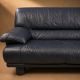 Leather sofa Nicoletti Salotti Italy Circa 1980