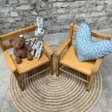Set of 2 children's chairs combelle