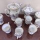 Limoges porcelain tea/coffee service – Maison Giraud, gold decoration – X