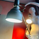 Pair of articulated industrial lamps 1950