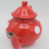 Enamelled teapot