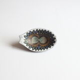 Cendrier moderne en céramique en forme de hérisson du milieu du siècle, années 1950