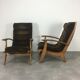 Trio of Free Span FS 123 armchairs 50s reconstruction style