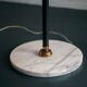 Arredoluce floor lamp in polished brass and Carrara marble, 1960s