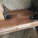 Wooden workshop bench