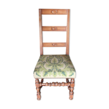Series of 6 Louis XIII style chairs, in walnut