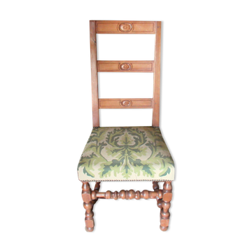 Series of 6 Louis XIII style chairs, in walnut