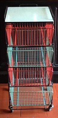 Serving table 4 drawers for kitchen storage