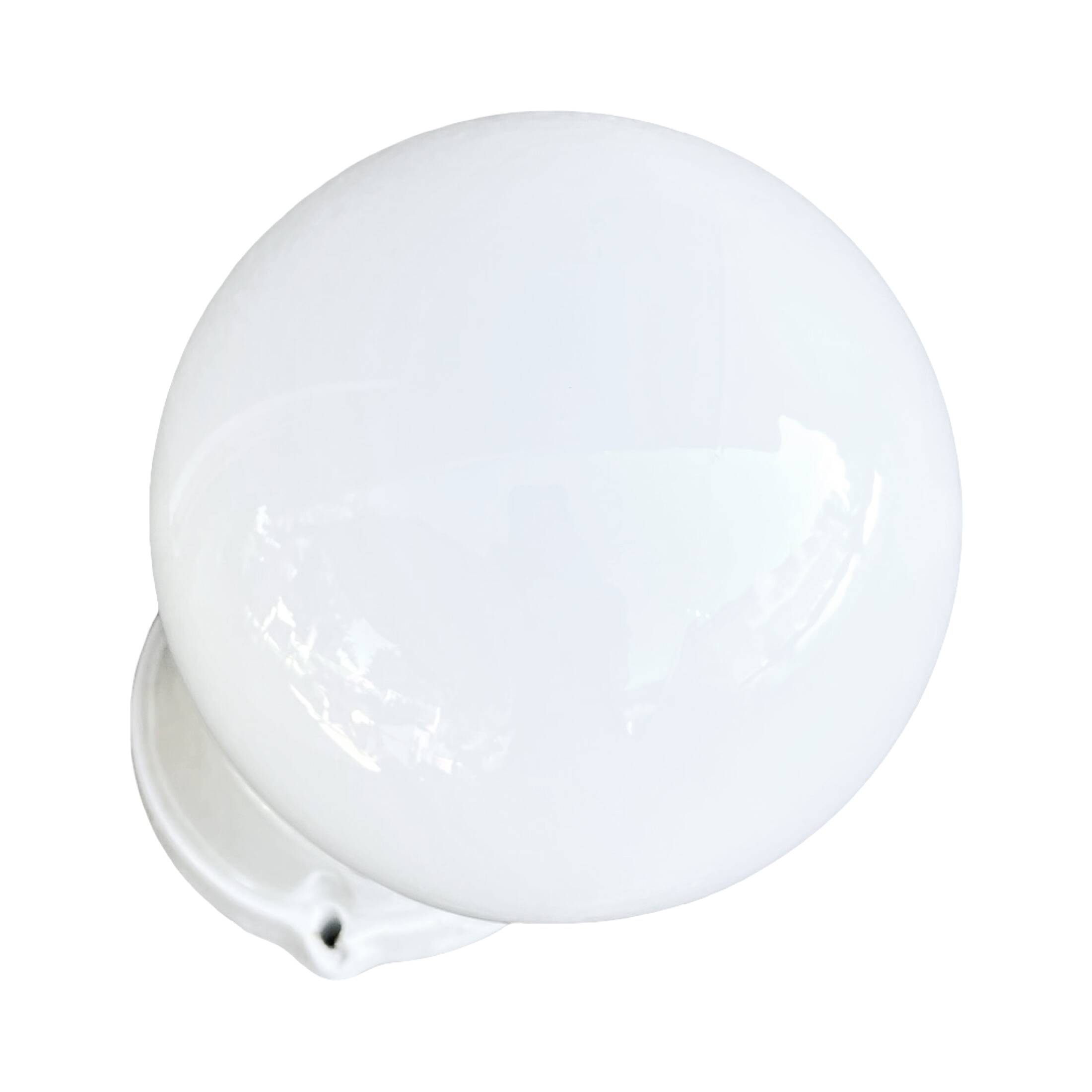 White industrial wall lamp Lindner, Germany, 1960s.