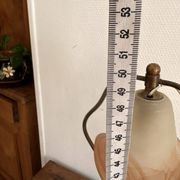 Art Nouveau Table Lamp Brass Gilded Marbled Glass Tulip Nancy School