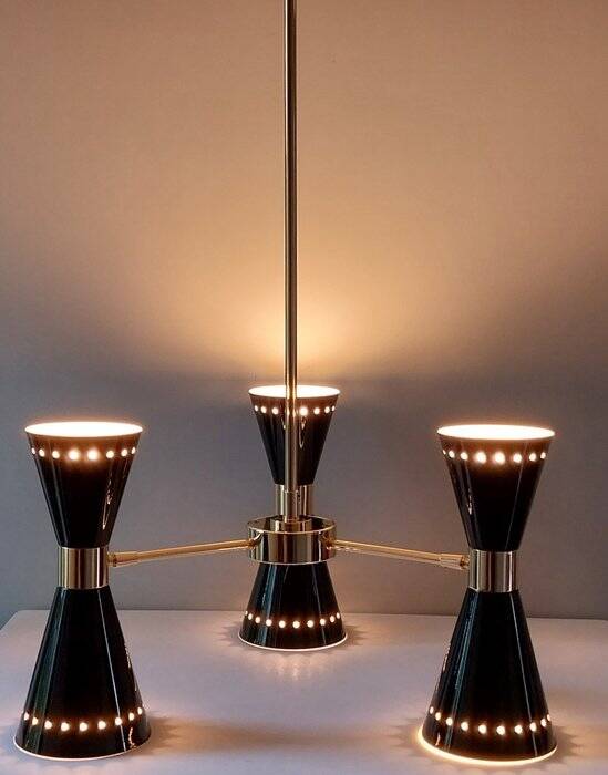 Italian chandelier Megafono - Stilnovo