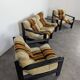 Ensemble canapé et 2 fauteuils scandinave