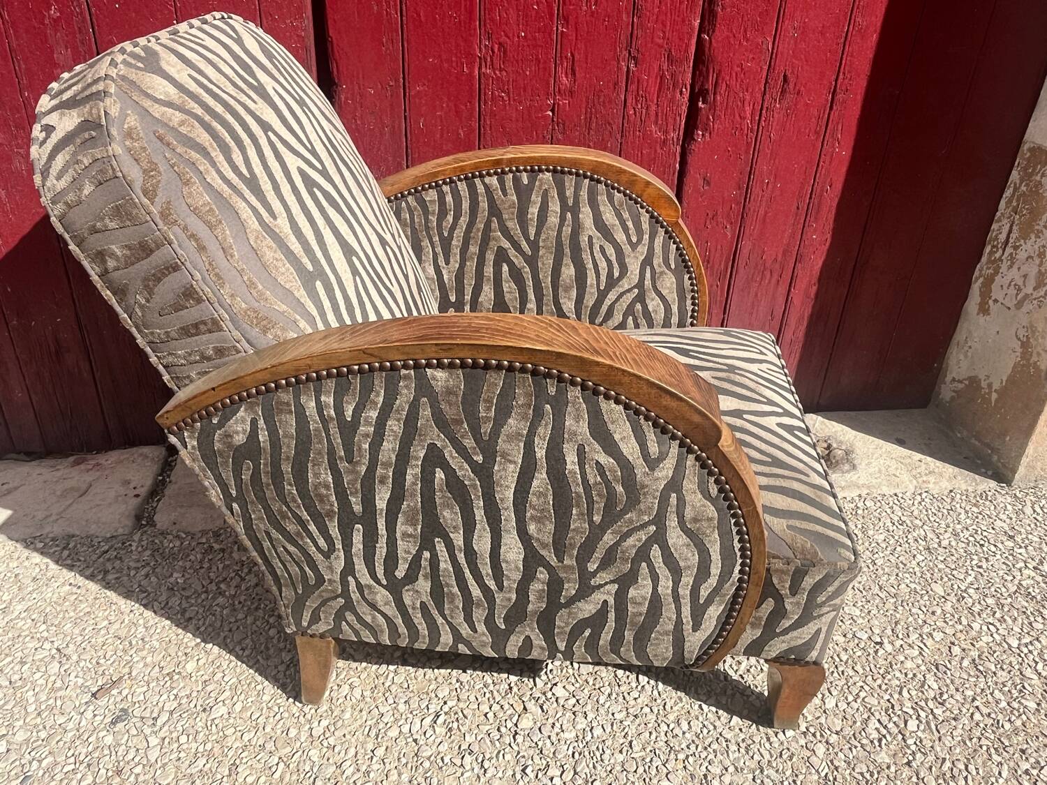 Pair of art deco armchairs