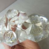 Candle holders with 3 candles, made of Swarovski crystal