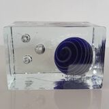 Glass candlestick, 80s