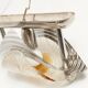 Rare Murano chrome sheet wall light 1960