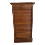 1940s filing cabinet with curtain