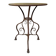 1900 wrought iron guéridon from Arras, St Sauveur