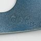 Lot de 4 coquetiers design en céramique bleue signés Malice