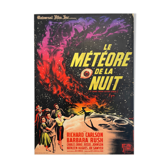 Affiche cinéma original Le Météore de la nuit 60x80cm  Richard Carlson, Jack Arnold