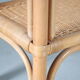 1970s Wicker with bamboo console table from italy