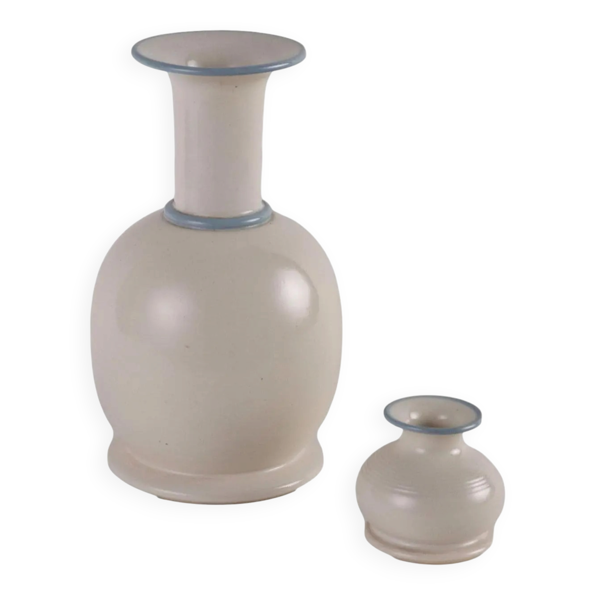 Pair of vintage vases from the 1970s by Man. Bucci, Italy.