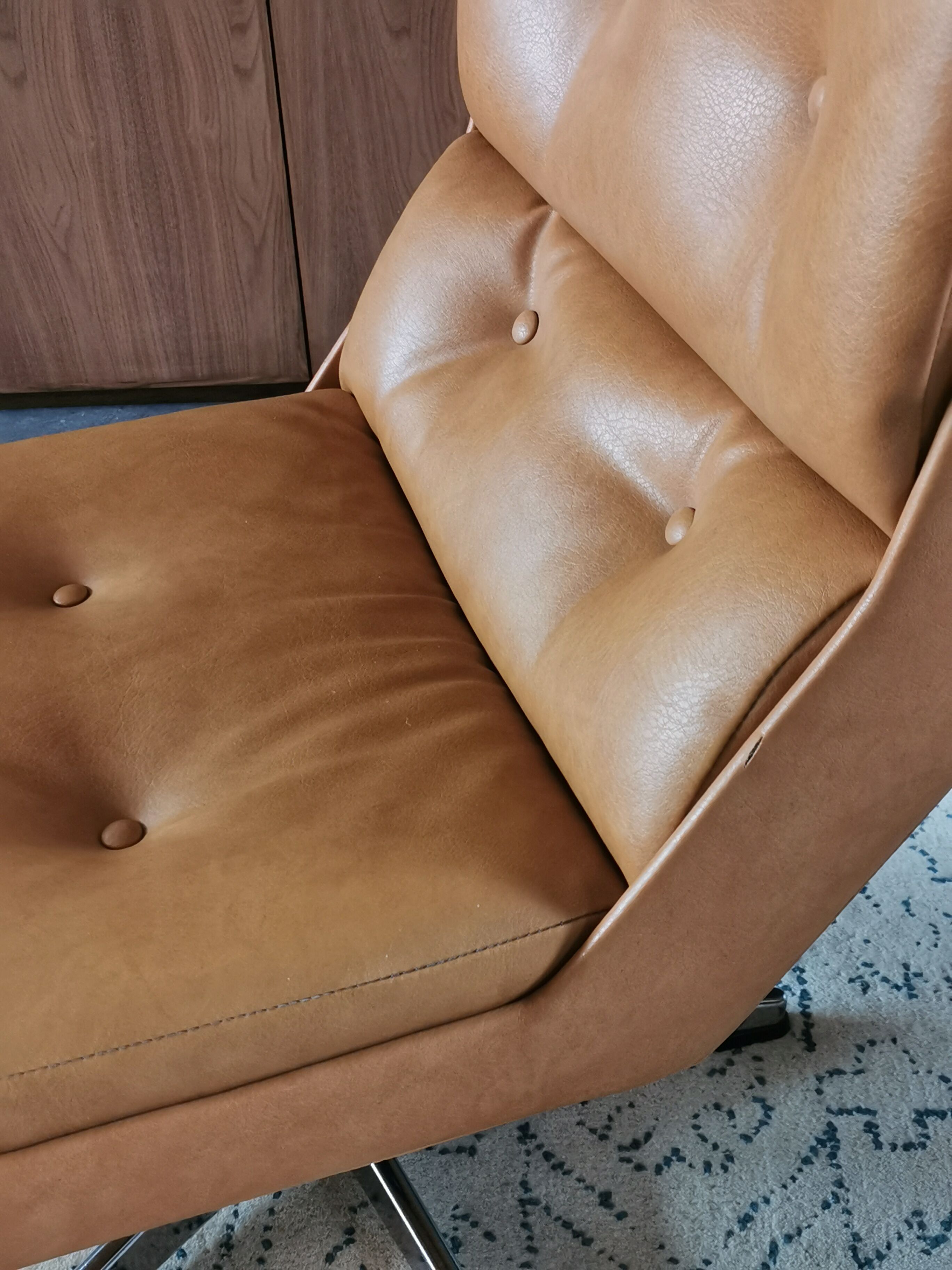Pair of scandinavian armchairs 1970