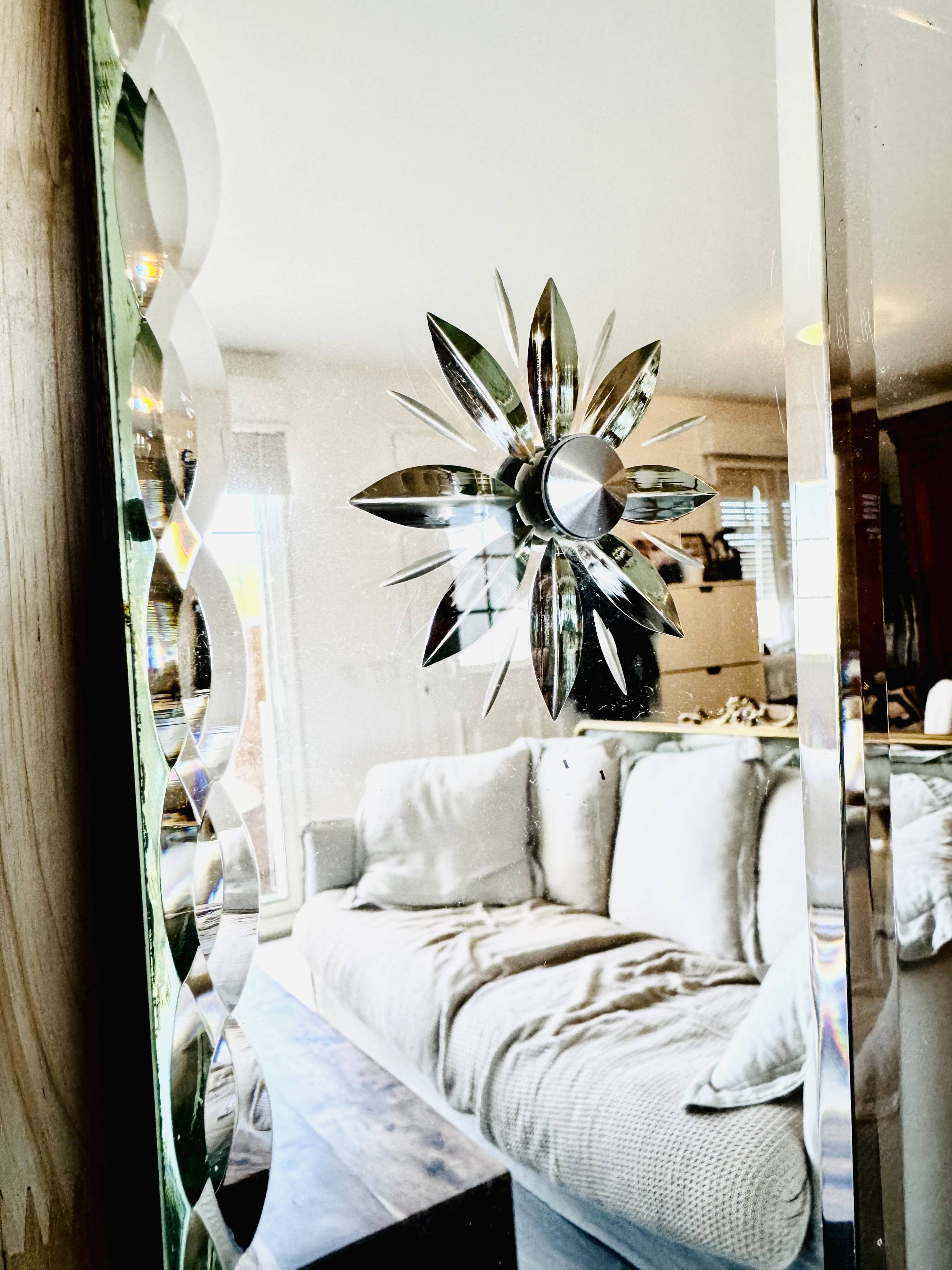 Very large Venetian mirror