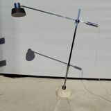 Vintage 1950s mid century counterweight floor lamp