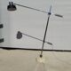 Vintage 1950s mid century counterweight floor lamp