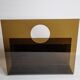 Vintage smoked plexiglass magazine holder 70s